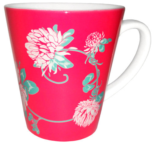 Think Outside Clover Flower Latte Mug | 12 oz. ceramic