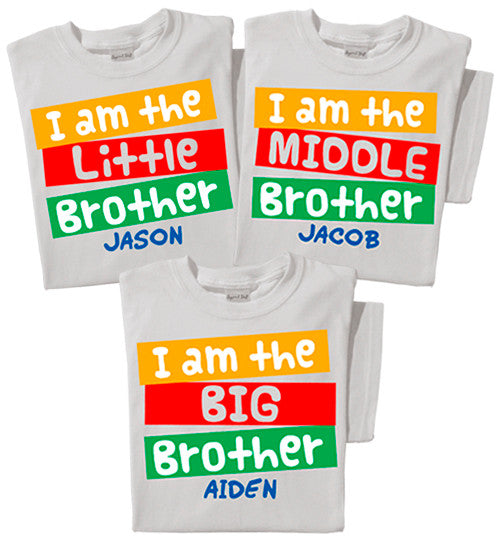 Personalized big brother little brother shirts best sale