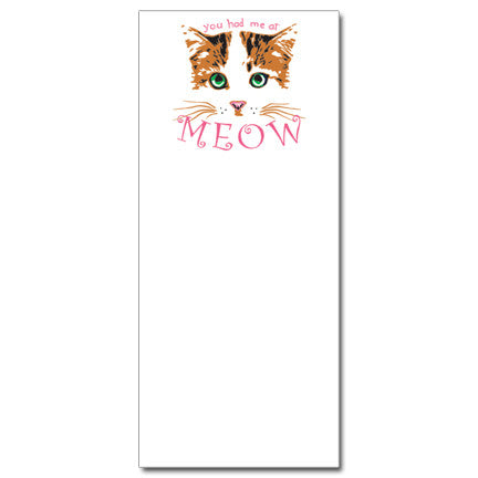 You had me at Meow Notepad
