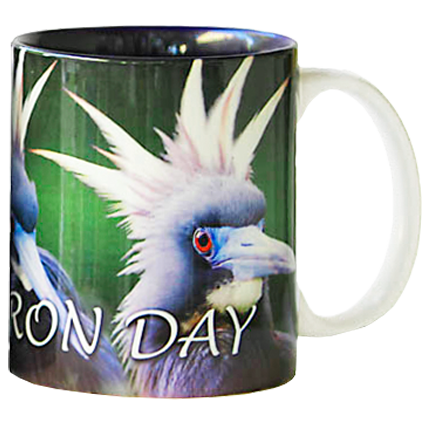 Bad Heron Day Mug | Jim Rathert Photography | Bird Mug