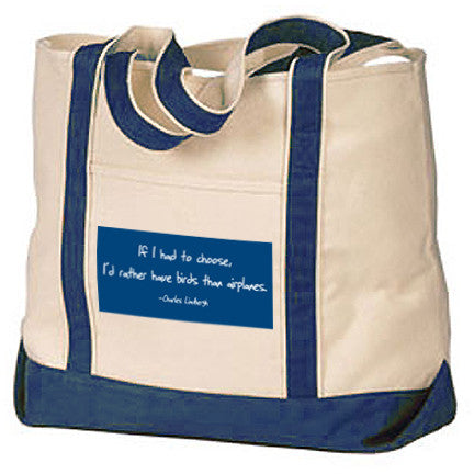 Bird than Airplanes Tote Bag