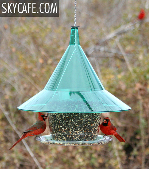 Emerald Green SkyCafe Bird Feeder