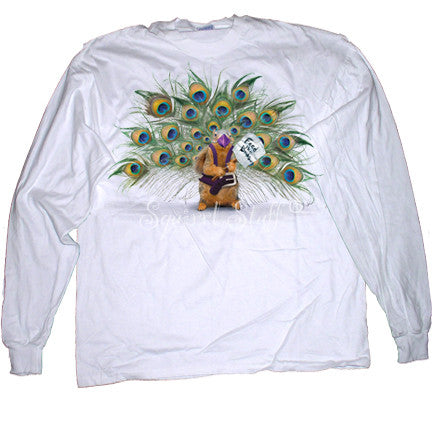 Feed the Peacock LongSleeve T-shirt