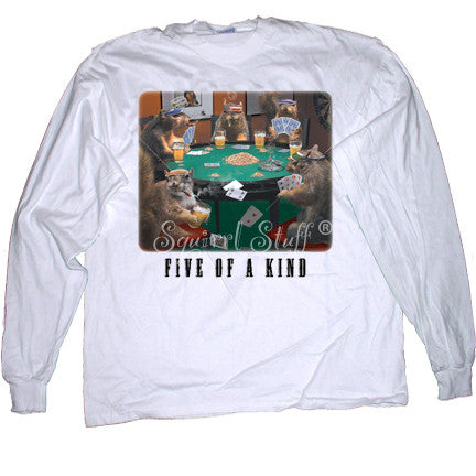 Poker Squirrels LongSleeve T-shirt