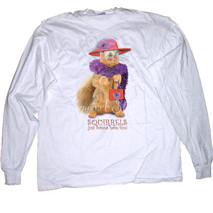 Red Hat Squirrel LongSleeve T-shirt