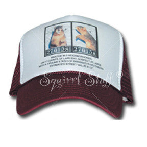 Mugshot Burgundy Trucker Hat