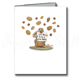 Ok to be Nuts Birthday Card