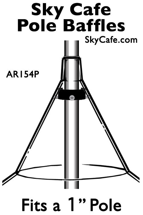 Pole Baffle - Fits a 1" Pole
American Made Bird Feeder