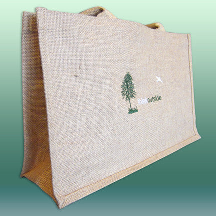 Small ThinkOutside Jute Tote Bag