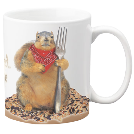 So Much Seed, So Little Time Mug | Funny Squirrel