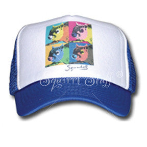 SqWarhol Blue Trucker Hat