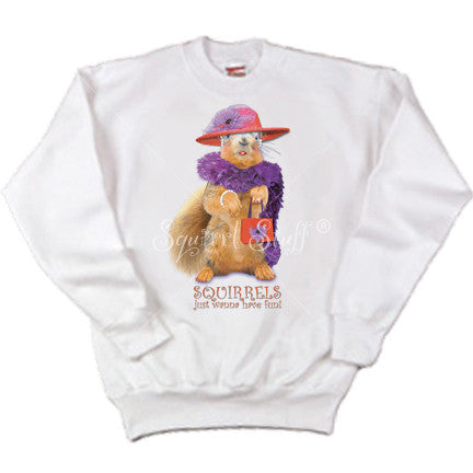 Red Hat Squirrel Sweatshirt