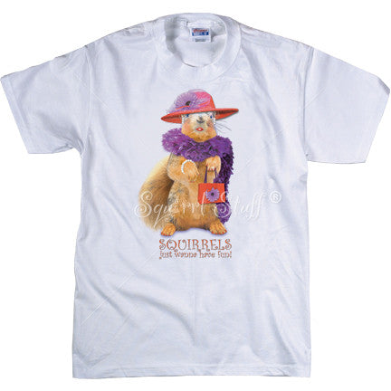 Red Hat Squirrel T-shirt | Funny Squirrel T-shirt