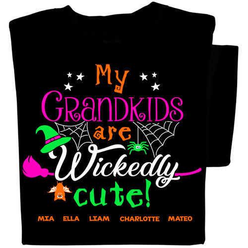 My Grandkids are Wickedly Cute! | Personalized T-shirt