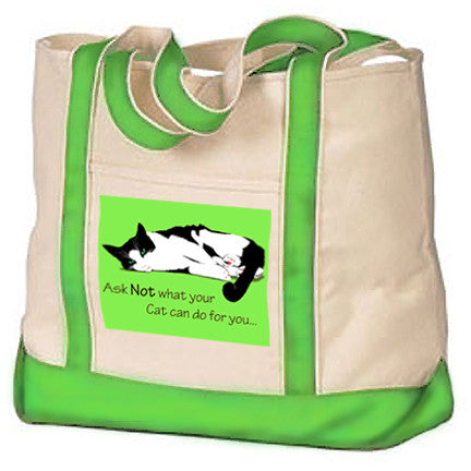 Ask Not what your Cat... Tote Bag