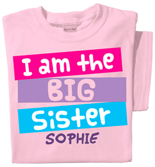 I'm the Big Sister Personalized Toddler & Youth T-shirt