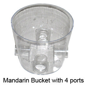 Mandarin Bucket with 4 Ports