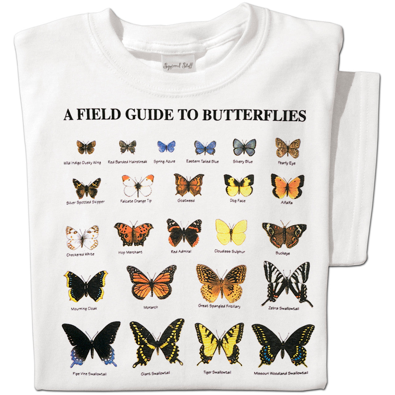 Field Guide to Butterflies T-shirt | Nature Tee