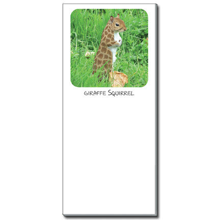 Giraffe Squirrel Notepad | Funny Squirrel Notepad