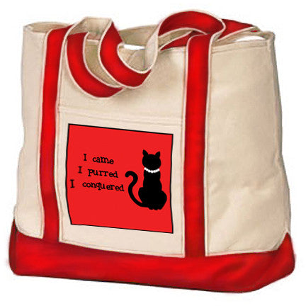 I Came, I Purred Tote Bag