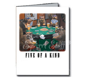 Five of a Kind Birthday Card