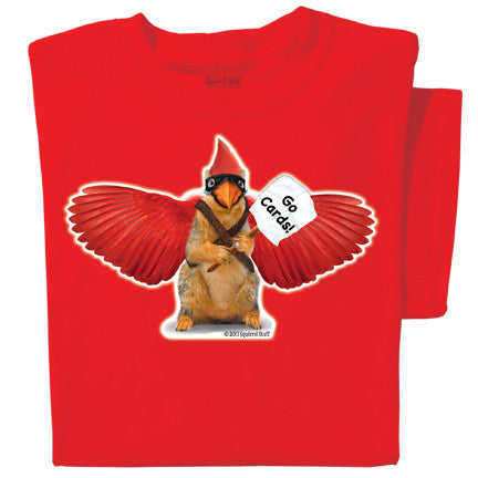 Rally Squirrel Cardinal: Go Cards! Shirt