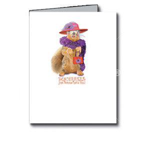 Red Hat Squirrel Cards Boxed Set of 8