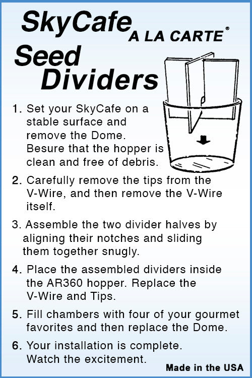 SkyCafe Divider Instructions