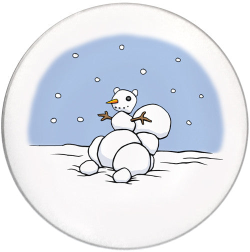 Snowman Squirrel Coaster | 4pack | Christmas Coasters | Front