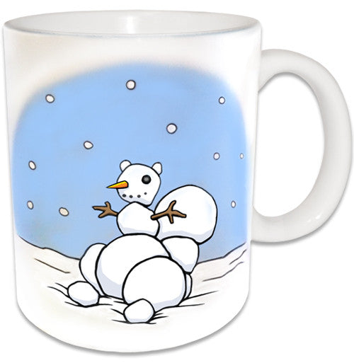 Snowman Squirrel Mug | Christmas Squirrel Coffee Mug