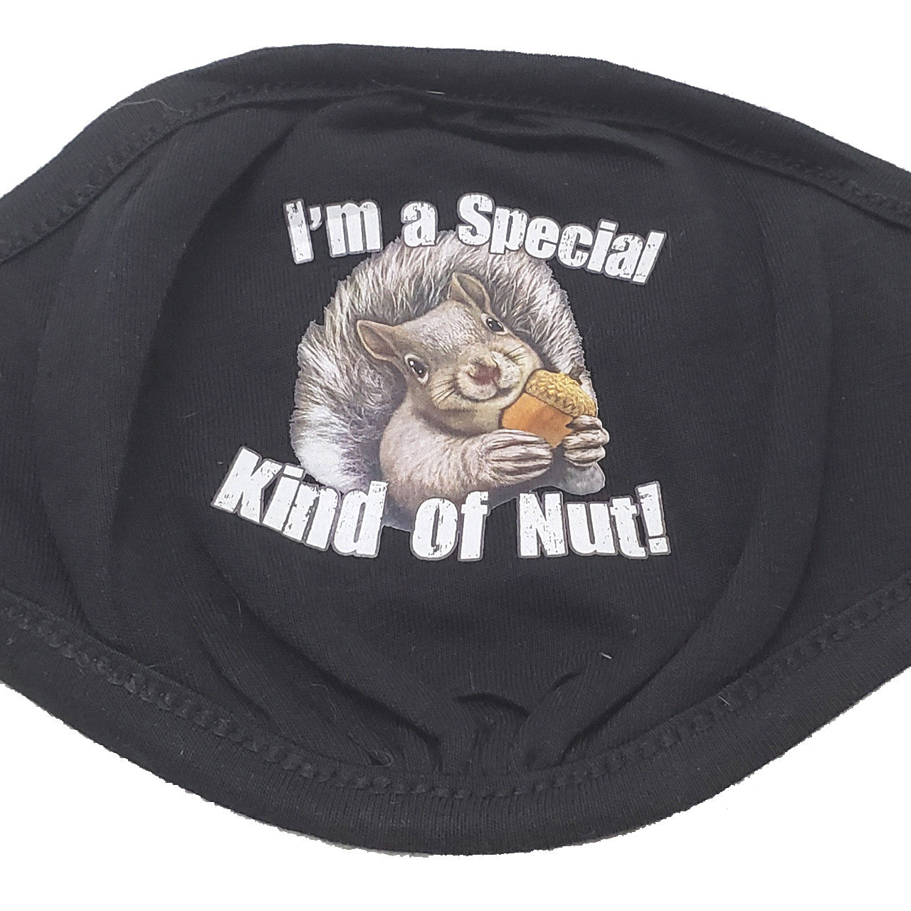 Special Nut Squirrel Face Mask | Close-up View