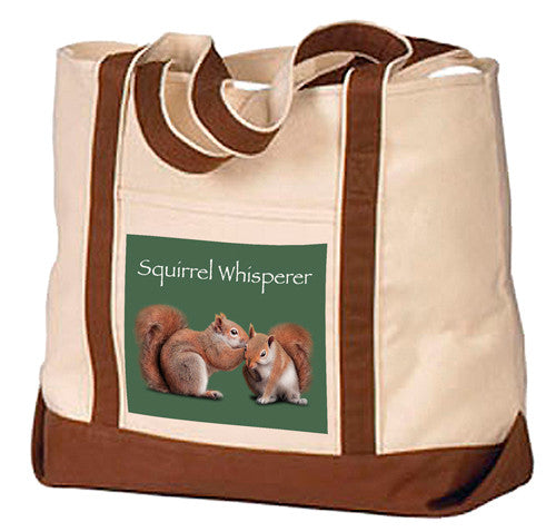 Squirrel Whisperer Tote Bag