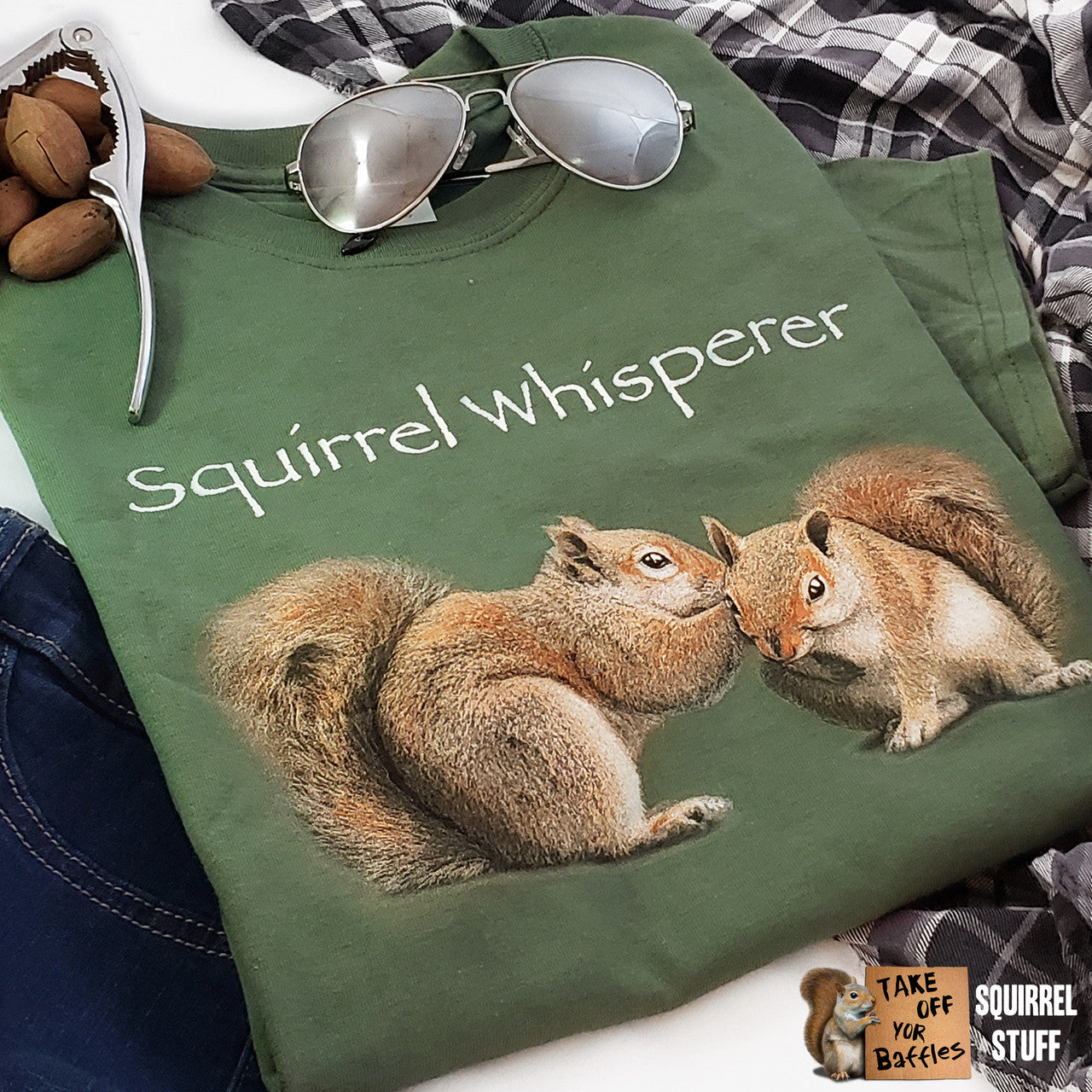 Squirrel Whisperer T-shirt | Funny Squirrel Tee