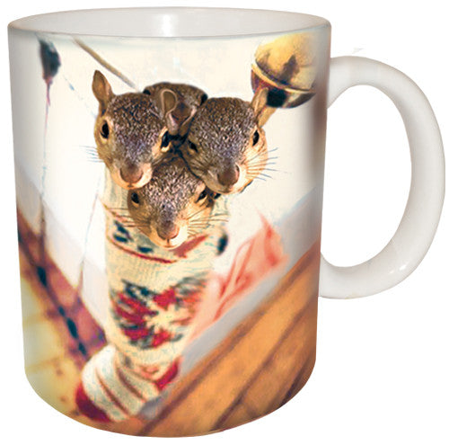 Stocking Stuffer Squirrel Mug | Christmas Mug