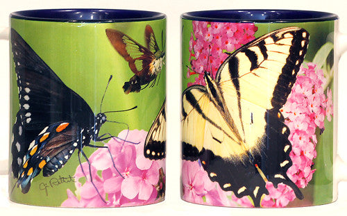 Variety Butterfly Mug with Flox Flowers | Jim Rathert Photography