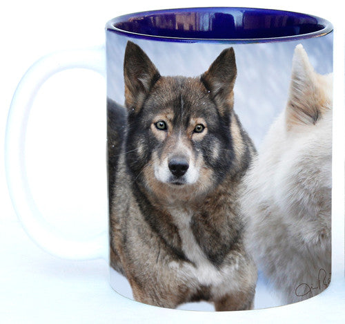 Timber Wolves in Snow Mug | Wolf Mug