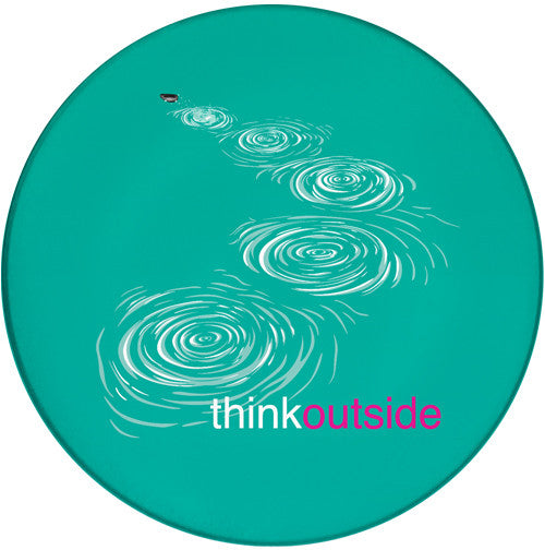 ThinkOutside Skipping Stones Sandstone Ceramic Coaster | Front