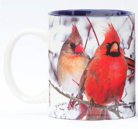 Winter Cardinals Mug | Jim Rathert Photography | Bird Mug