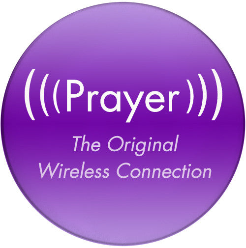 Prayer, the original wireless connection | Inspirational Coaster